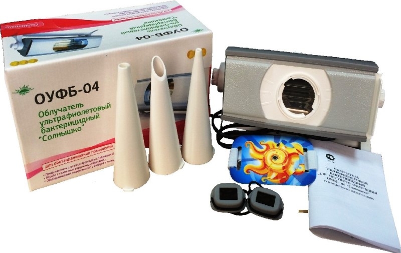 Ультрафиолетовый облучатель "Солнышко" ОУФБ-04 — фото 3 | Купить в Калининграде по низкой цене в магазине Медтехника